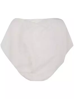 Укороченная блузка KHAITE, белый