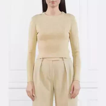 Укороченная блузка Michael Kors, желтый