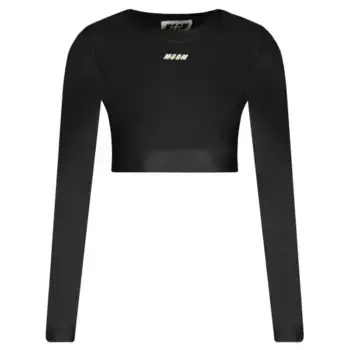 Укороченная блузка Msgm, черный