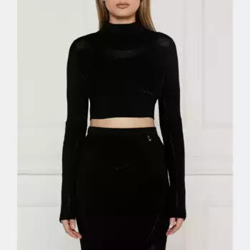 Укороченная блузка Patrizia Pepe, черный