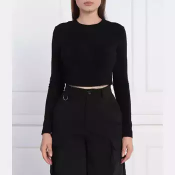 Укороченная блузка Pinko, черный