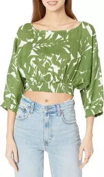 Укороченная блузка Retreat SEA LEVEL SWIM, цвет Olive