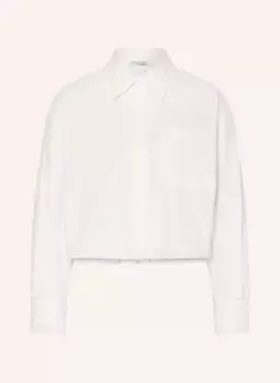 Укороченная блузка-рубашка Mrs & Hugs, белый