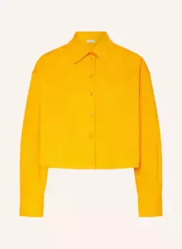 Укороченная блузка-рубашка Mrs & Hugs, желтый