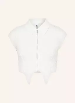Укороченная блузка snmila Somethingnew, белый