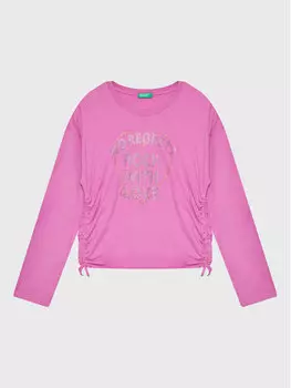 Укороченная блузка United Colors Of Benetton, розовый