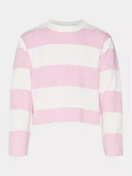 Укороченная блузка Vero Moda Girl, розовый