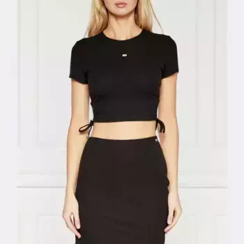 Укороченная блузка в сборе Tommy Hilfiger, черный