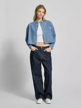Укороченная блузка в стиле деним Calvin Klein Jeans