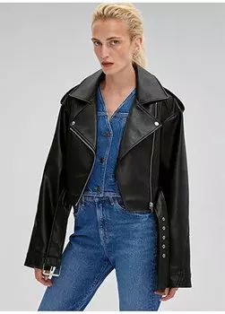 Укороченная черная женская куртка M1110375-900-CROP JACKET Mavi, черный