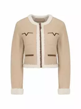 Укороченная дубленка Valentino