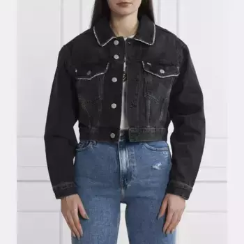 Укороченная джинсовая куртка Claire Tommy Hilfiger, черный