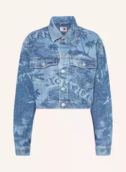 Укороченная джинсовая куртка claire Tommy Jeans, синий