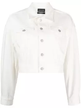 Укороченная джинсовая куртка Hickory John Elliott, белый