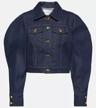 Укороченная джинсовая куртка Nina Ricci, синий