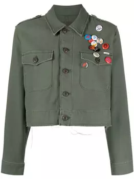 Укороченная джинсовая куртка The Veteran MOTHER