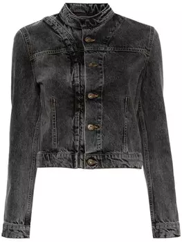 Укороченная джинсовая куртка Y/Project, черный