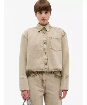 Укороченная джинсовая рубашка Remain, мультиколор