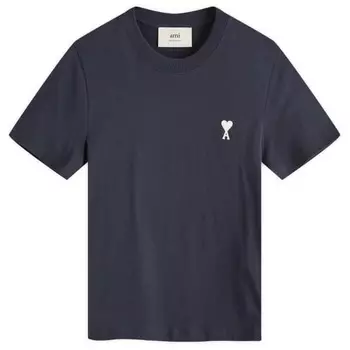 Укороченная футболка Adc Ami Paris, синий