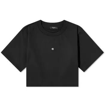 Укороченная футболка Anine Bing Zuri, черный