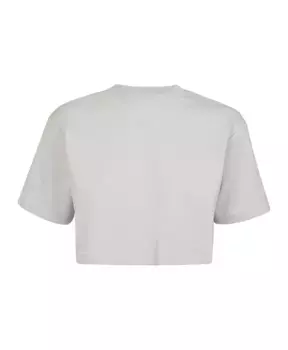 Укороченная футболка Arctic Ice в рубчик Off White, серый