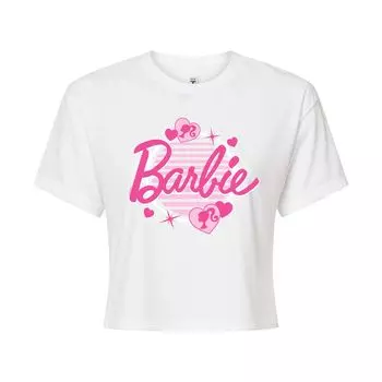 Укороченная футболка Barbie Glam для детей с графическим рисунком Barbie