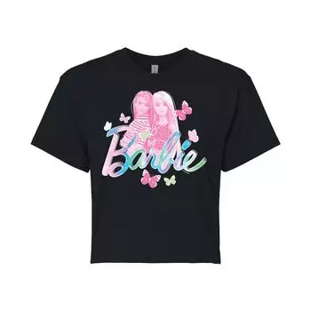 Укороченная футболка Barbie Tie Dye для юниоров Licensed Character, черный