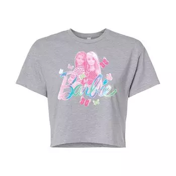 Укороченная футболка Barbie Tie Dye для юниоров Licensed Character, серый