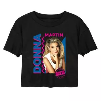 Укороченная футболка Beverly Hills 90210 Donna Martin для юниоров Licensed Character, черный