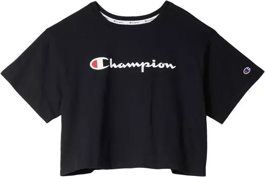 Укороченная футболка Champion, черный