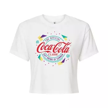 Укороченная футболка Coca-Cola для подростков в стиле 90-х годов Licensed Character