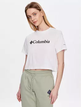 Укороченная футболка Columbia, белый