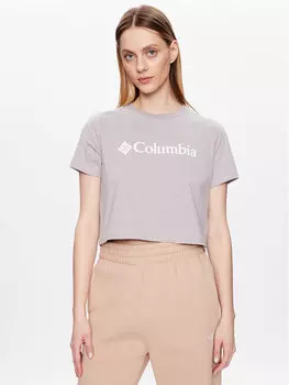 Укороченная футболка Columbia, серый