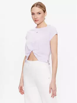 Укороченная футболка Converse, фиолетовый