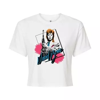 Укороченная футболка David Bowie Sax для юниоров Licensed Character