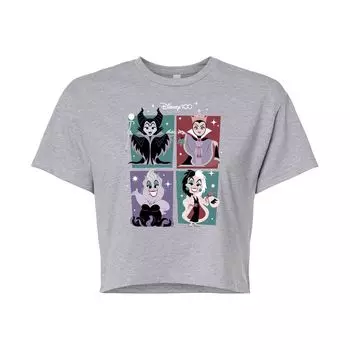 Укороченная футболка Disney 100 Years Juniors' Villians Disney