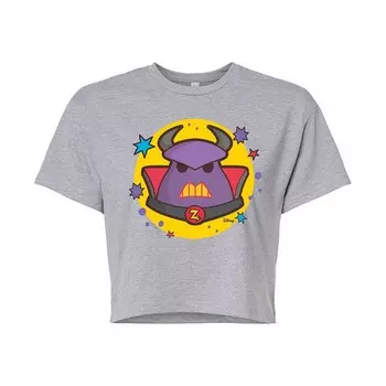 Укороченная футболка Disney/Pixar's Toy Story Zurg Juniors, цвет Heather Gray