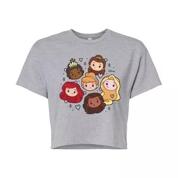 Укороченная футболка Disney Princess для детей, цвет Heather Gray