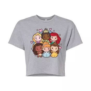 Укороченная футболка Disney Princess для детей, цвет Heather Gray