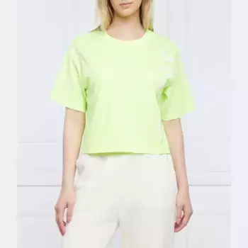 Укороченная футболка Dkny, зеленый