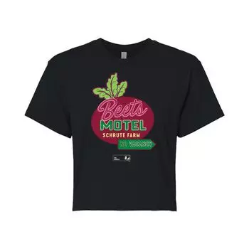 Укороченная футболка для подростков The Office Beets Motel Licensed Character