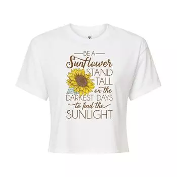 Укороченная футболка для юниоров «Be A Sunflower» Licensed Character