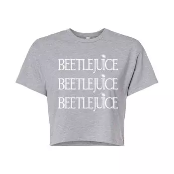 Укороченная футболка для юниоров Beetlejuice Licensed Character, серый