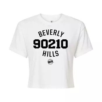 Укороченная футболка для юниоров Beverly Hills 90210 Licensed Character, белый