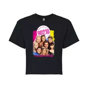Укороченная футболка для юниоров Beverly Hills 90210 Licensed Character, черный