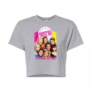 Укороченная футболка для юниоров Beverly Hills 90210 Licensed Character, серый