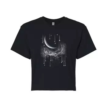Укороченная футболка для юниоров Moon & Falling Stars Licensed Character