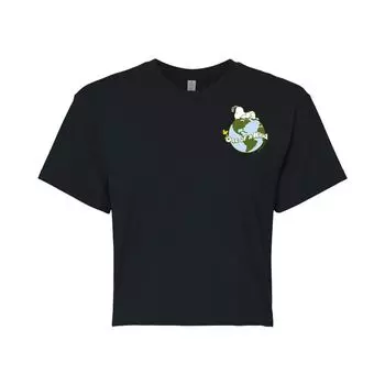 Укороченная футболка для юниоров Peanuts Earth Licensed Character
