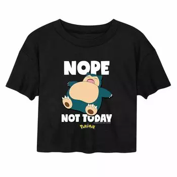 Укороченная футболка для юниоров Pokmon Not Today Licensed Character