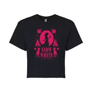 Укороченная футболка для юниоров «Принцесса Белоснежка» Disney, черный